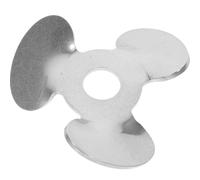 ADOCARN Accessoire de Laboratoire en Acier Inoxydable pour Mélangeur, Pale de Brassage Croisée Argentée, Facile à Utiliser Recherche Scientifique Mélange de Réactifs Réutilisable