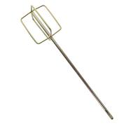 ADOCARN Accessoire de Perceuse en Acier pour Mélangeur de Peinture et Bétonnière, Tige de Mélange Compatible Outils Électriques, Usage Professionnel Réutilisable