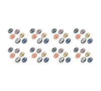 ADOCARN Accessoires de Coiffure en Résine 48 Pièces, Forme Cabochon Plate, Design Unique et Facile à Utiliser pour Décoration DIY et Création Artisanale Couleur Couleur Aléatoire