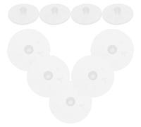 ADOCARN Accessoires Garantissant une Cuisson Sécurisée du Riz 10pcs Cuiseur Riz Joints de Soupape à Vapeur en Silicone Blanc pour Remplacement