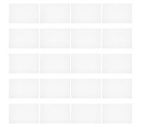 ADOCARN Adhésives Thermocollantes Double Face Pack de 20 Pièces 20 Feuilles en TPU Résistance à la Chaleur pour Projets de Couture et Matelassage