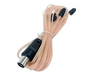 ADOCARN Antenne Dipôle FM pour Récepteur Stéréo Noyau en Cuivre Pur, Forte Capacité de Réception, Adaptée Système Audio Domestique, Tension DC 5-12v, Impédance 75ω