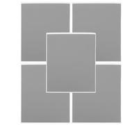 ADOCARN Autocollants à Gratter DIY 5 Feuilles 20 X 23,5 Cm Gris Film de Protection pour Cartes à Gratter pour Jeux et Événements en Papier Polyvalentes