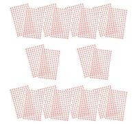 ADOCARN Autocollants Fléchés Rouges D’Indication de Direction 20 Feuilles Autocollants de Marquage au Sol et Mur Papier Adhésif Solide pour Entrepôt Bureau École et Sécurité