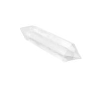 ADOCARN Baguette de Cristal Hexagonale pour Soulagement des Énergies Négatives Naturelle en Fluorite et Amulette, pour Travail et Décoration