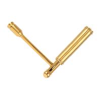 ADOCARN Baguette de Sourcier Portable en Cuivre, Bâtonnets Détecteurs Pliables, Accessoires de Positionnement Auxiliaires, Or, pour Expéditions Outdoor et Archéologie, Utilisation Simple