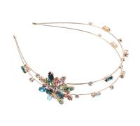 ADOCARN Bandeau Éclatant Rhinestones Pour Femmes Accessoire De Cheveux Élégant Avec Fleurs Pour Événements Spéciaux Et Célébrations