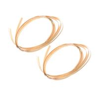 ADOCARN Bandes larges de bambou jaune 2 paquets pour fabrication de meubles et tissage d'articles, matériel de vannerie pour décorations artisanales, conçu pour amateurs de bricolage
