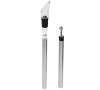 ADOCARN Bâtonnets D'aérateur à Vin en Acier Inoxydable 4pcs Refroidisseur de Bouteille Créatif pour Améliorer L'expérience du Vin Facile à Utiliser
