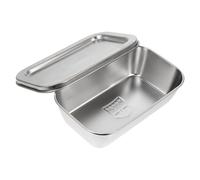 ADOCARN Beurrier Inox 304 avec Couvercle Hermétique 320ml, Boîte à Beurre Rectangulaire Multifonction Cuisine et Réfrigérateur, Récipient Alimentaire Résistant Température Froide et