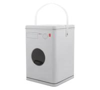 ADOCARN Boîte de Rangement pour Lessive en Poudre en Fer Blanc, Légère et Stylée de Machine à Laver, pour Décorer la Buanderie