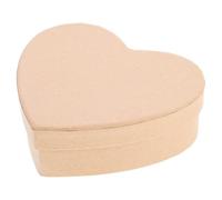 ADOCARN Boîte D'emballage de Cœur en Kraft Diy, Taille 10,5 X 8,5 X 3,5 Cm, Boîte de Rangement pour Bonbons et Présents D'anniversaire, Coffret Créatif pour Emballage Fête