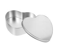 ADOCARN Boîte Forme De Cœur Pour Sublimation Boîte à Biscuits Contenant Diy Pour Anniversaire Mariage Avec Couvercle Design Élégant Et Pratique
