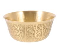 ADOCARN Bol Doré En Cuivre Pour Offrandes Bouddhistes Bol De Temple Lisse DéCor Maison Petit 7.3 Cm Pour Rituels Spirituels