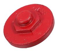 ADOCARN Bouchon de Borne Incendie Fonte Robuste Remplacement Étanche Accessoire de Raccord pour Bornes Incendie Extérieur de Rechange Fer