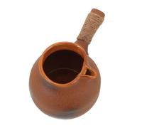ADOCARN Bouilloire à Thé en Argile Traditionnelle 800ml pour Camping et Usage Intérieur, Conserve les Saveurs Naturelles Rétention de Chaleur, Design Classique en Poterie