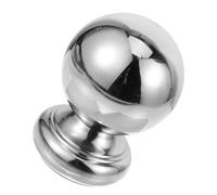 ADOCARN Boule de Main Courante Facile à Installer en Acier Inoxydable Argenté, Design Épaissi pour Rambarde D'escalier Moderne en Intérieur et Garde-corps