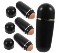 ADOCARN Boules Absorbantes D'huile Visage en Pierre Volcanique 4 Pcs Mini Format Contrôle Sébum Matifiant pour Peau Grasse Usage Quotidien