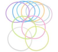 ADOCARN Bracelets Lumineux Design Rétro Lot de 60 en Silicone Flexibles Multicolores pour Soirées et Événements Nocturnes pour Accessoires pour Femmes et Garçon et Filles