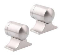 ADOCARN Butée de Porte Magnétique en Acier Inoxydable, Lot de 2 Sets de Supports Cachés Invisibles, Fort Arrêt, Design Moderne, Adaptée à Différents Types de Sols, pour Bureau et Usage