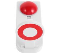 ADOCARN Buzzer de Jeu de Quiz Portable en Plastique Rouge Bouton Sonore pour Activités Ludiques et Renforcement de L'engagement en Équipe