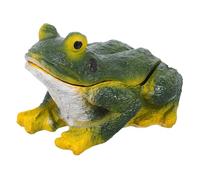 ADOCARN Cache-clés en résine en Forme de Grenouille, boîte à clés pour Porte de Secours, Petite Statue de Jardin, Ornement, décoration d'intérieur, Bijoux, boîte pour Clous d'oreilles,