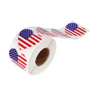 ADOCARN Cadeau Autocollants Corps Autocollants Cadeau Étiquette Drapeau Américain Corps Autocollant Bricolage Photo Album Décor USA Drapeau Autocollants Enveloppe Album Cadeau Sac Corps