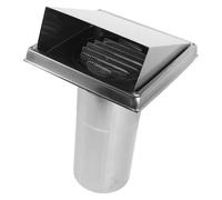 ADOCARN Capuchon de Ventilation Amovible en Acier Inoxydable pour Conduit D'évacuation de Sèche-linge, Installation Murale Polyvalente, Adapté aux Bâtiments Commerciaux et Extérieurs