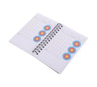 ADOCARN Carnet Couverture Plastique Abs de Score de Tir à l'arc Spirale Robuste Analyse de Performance Compacte pour Entraînement et Compétition pour Équipes et Entraîneurs