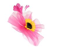 ADOCARN Chapeau Bibi À Fleurs Bandeau Pour Soirée Thé Coiffe Élégante Pour Femme Pour Danser Faire La Fête
