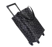 ADOCARN Chariot de Courses à roulettes Pliable Chariot de Transport Mobile Grand Cabas Oxford Chariot de Camping