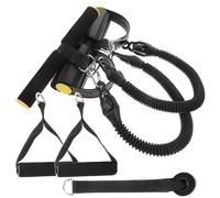 ADOCARN Corde de Résistance en Latex pour Pédale Poignée Sécurisée, Bande Élastique 50 LB pour Exercices à Domicile, Musculation Jambes et Abdominaux