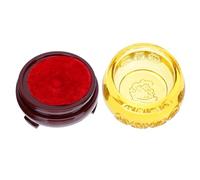 ADOCARN Corne D'abondance Bol Trésor Élégant avec Socle en Topaze Vintage Décoration Créative pour Boutique ou Fête pour Décoration Intérieure