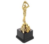 ADOCARN Coupe Trophée de Basketball en Plastique Doré, Hauteur 22 CM, Prix pour Compétitions et Matchs Communautaires, Récompense Portable pour Vainqueurs et Participants Réutilisable