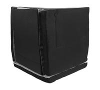 ADOCARN Couvercle D'insonorisation pour Pompe à Eau 28x25 Cm en Mousse Noire Épaisse, Boîte Acoustique Portable Antibruit Compatible Surpresseur, du Bruit Moteur pour Usage Extérieur