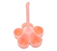 ADOCARN Cuiseur à Œufs en Silicone 5 Compartiments Poignée, Moule Doux pour Cuisson Vapeur la Maison Voyage, pour Aliments Bébé