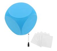 ADOCARN Dé Dés De Jeu De Fête Réutilisable Décoration De Dés De Fête Réponse des Outils De Brainstorming Dice De Jeu De Création D'équipe Party Personnalisée Favor Dice Plastique