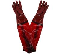 ADOCARN de Nettoyage Imperméables en Caoutchouc Épais, Protection Froid et Anti-Perforation, Longs 65 Cm pour Cuisine et Jardin