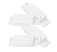 ADOCARN Détecteur D'ouverture de Porte et Détection Précise 4 Pièces en ABS Blanc Filaire Distance de Détection 20-25mm pour Sécurité Maison