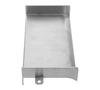ADOCARN Déversoir de Cascade en Acier Inoxydable Argenté, Installation Facile et Résistant aux Intempéries pour Bassin Extérieur et Jardin Moderne