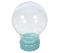 ADOCARN Dôme Design Coque Vide en Verre Transparent Épaissi pour Boule à Neige Vide à Remplir pour Décoration DIY et Centre de Table Festif