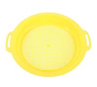 ADOCARN Écran à Sable à Mailles Fines pour Prospection aurifère avec poignée antidérapante et Sac de Transport, Tamis Portable en Plastique pour orpailleurs en Plein air
