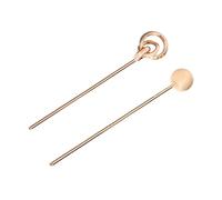 ADOCARN Épingle à Cheveux Baguette Chinoise 2 Pcs Taille Unique Légère et Résistante pour Femmes Filles Coiffure Chignon Tenue Solide Usage Quotidien Cérémonies