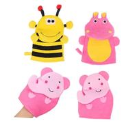 ADOCARN Éponge de Bain pour Bébé Brosse de Bain pour Tout-petit 3 Pièces Mousse Riche Nettoyage Doux Garçon et Filles Accessoires