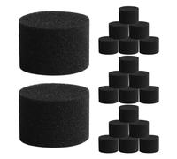 ADOCARN Éponges Hydroponiques Noires pour Semis, 50 Pièces, Mousse Facile à Installer Design à Ouverture Bord, pour Jardinage de Légumes en Intérieur