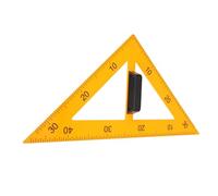 ADOCARN Équerre Magnétique Pédagogique 40 Cm Jaune, Outil de Dessin Géométrique 45°/60° en Plastique Résistant, Règle Triangulaire pour Enseignement Scolaire et Démonstrations en Classe