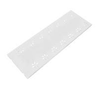 ADOCARN Étagère Extensible sans Clous en Plastique Blanc, Organisateur de Placard Réglable pour Rangement Facile et Polyvalent Armoires Cuisine et Salle de Bains