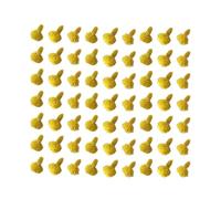 ADOCARN Étamines Tournesol Artificiel pour Anniversaire Jaune 200 Pièces en Plastique Accessoires pour Fournitures de Fleur pour Compositions de Fleurs Artisanales