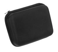 ADOCARN Étui Portable de Protection pour Glucomètre Pochette de Rangement Antichoc pour Diabétiques Organiseur Pratique et Léger pour Appareil de Glycémie Noir avec Bordure