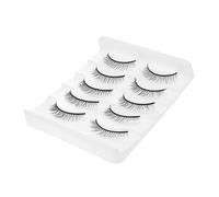 ADOCARN Faux Cils 3d Naturels 5 Paires Cils Courts En Fibres Ultra- Effet Naturel Et Moelleux Pour Usage Quotidien Et Événements Spéciaux